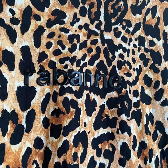 Paco Rabanne Spellout Animal Print T  Shirt NEW M - Picture 3 of 9
